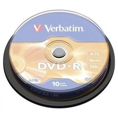 DVD-R VERBATIM 4.7GB 10U