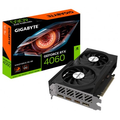 TARJETA GRAFICA GIGABYTE RTX4060 WINF OC 8G