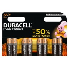 PILAS DURACELL PLUS EXTRA LIFE AA8